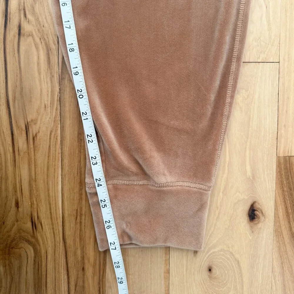 DKNY Sport Velour Jogger | Caramel | Drawstring Waist | Size L - Picture 9 of 9